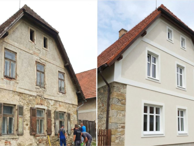 rekonstrukce venkovského domu